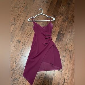 Honey Burgundy Dress